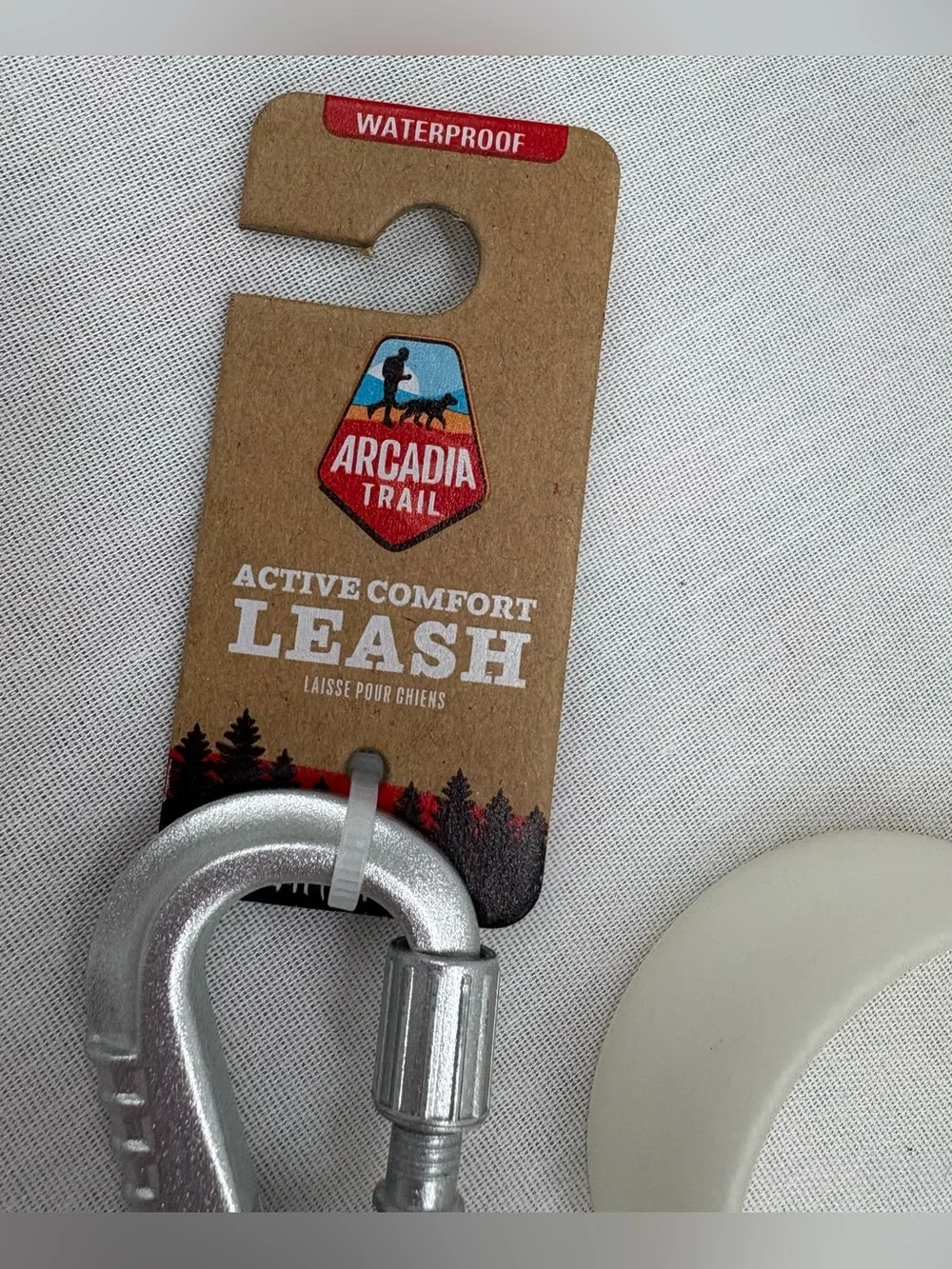 Arcadia Trail 4ft Waterproof Active Comfort Dog Leash GLOW IN THE DARK -New